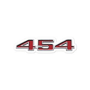 Chevy Chevelle 454 Logo Emblem Bubble-free stickers