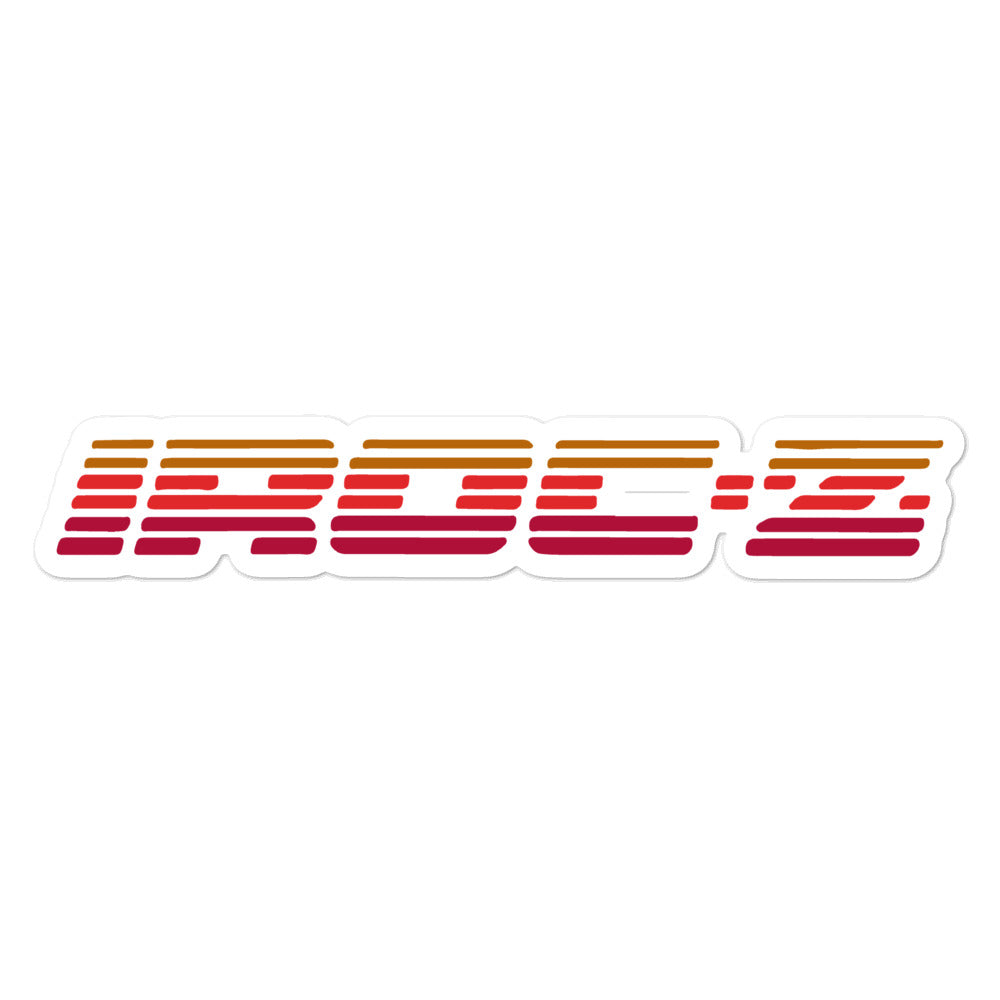 Retro 1980's Chevy Camaro IROC-Z Logo Bubble-free stickers