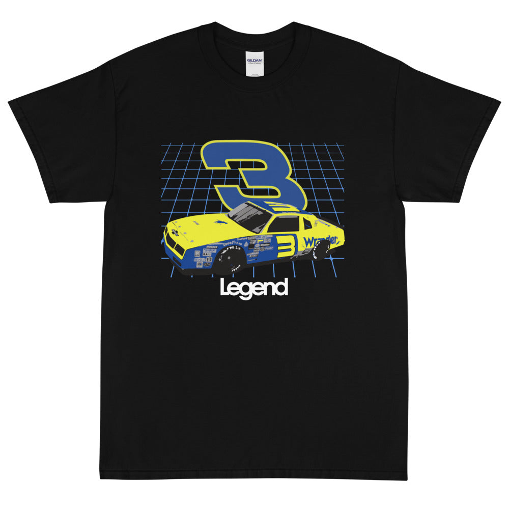 Earnhardt Sr Wrangler Stock Car Short Sleeve T-Shirt 5XL