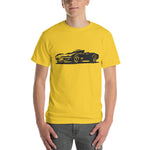 Chevy Corvette Convertible C3 Muscle Car Owner Gift Short Sleeve T-Shirt