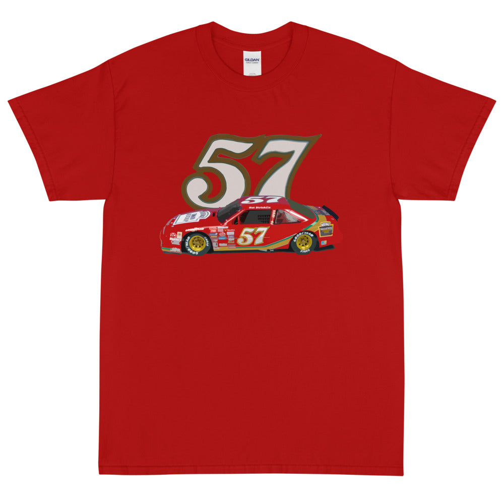 Grand Prix #57 Hut Stricklin Stock Car Racing Short Sleeve T-Shirt