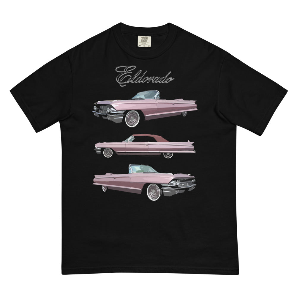 1972 Eldorado American Classic Car Vintage Automotive Men’s garment-dyed heavyweight t-shirt