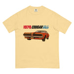 1970 Cougar XR-7 Retro Muscle Car Custom Men’s garment-dyed T-Shirt, front view