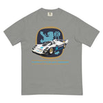 1986 Daytona 24 hours winner Holbert-Lowenbrau 962 Prototype GTP Retro Men’s garment-dyed heavyweight t-shirt