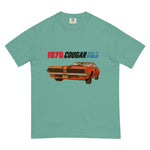 1970 Cougar XR-7 Retro Muscle Car Custom Men’s garment-dyed T-Shirt, front view