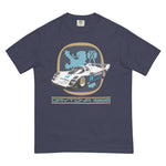 1986 Daytona 24 hours winner Holbert-Lowenbrau 962 Prototype GTP Retro Men’s garment-dyed heavyweight t-shirt