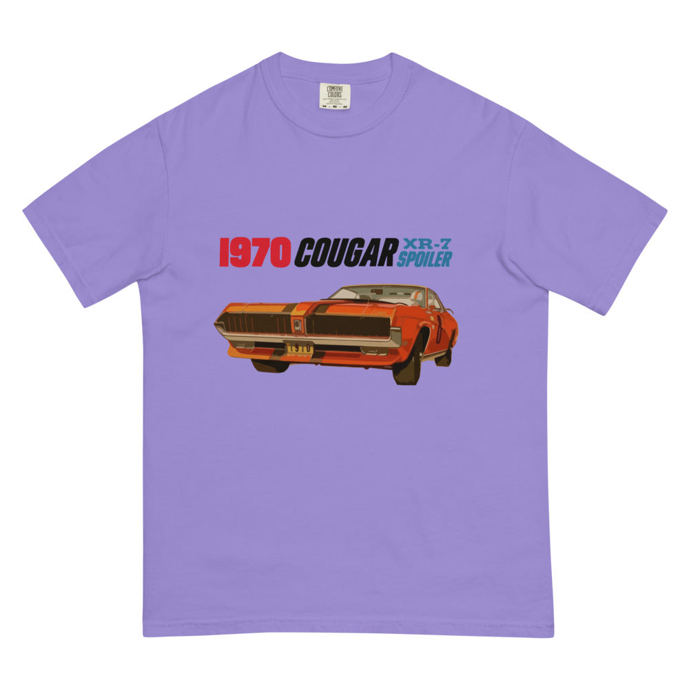 1970 Cougar XR-7 Retro Muscle Car Custom Men’s garment-dyed heavyweight t-shirt