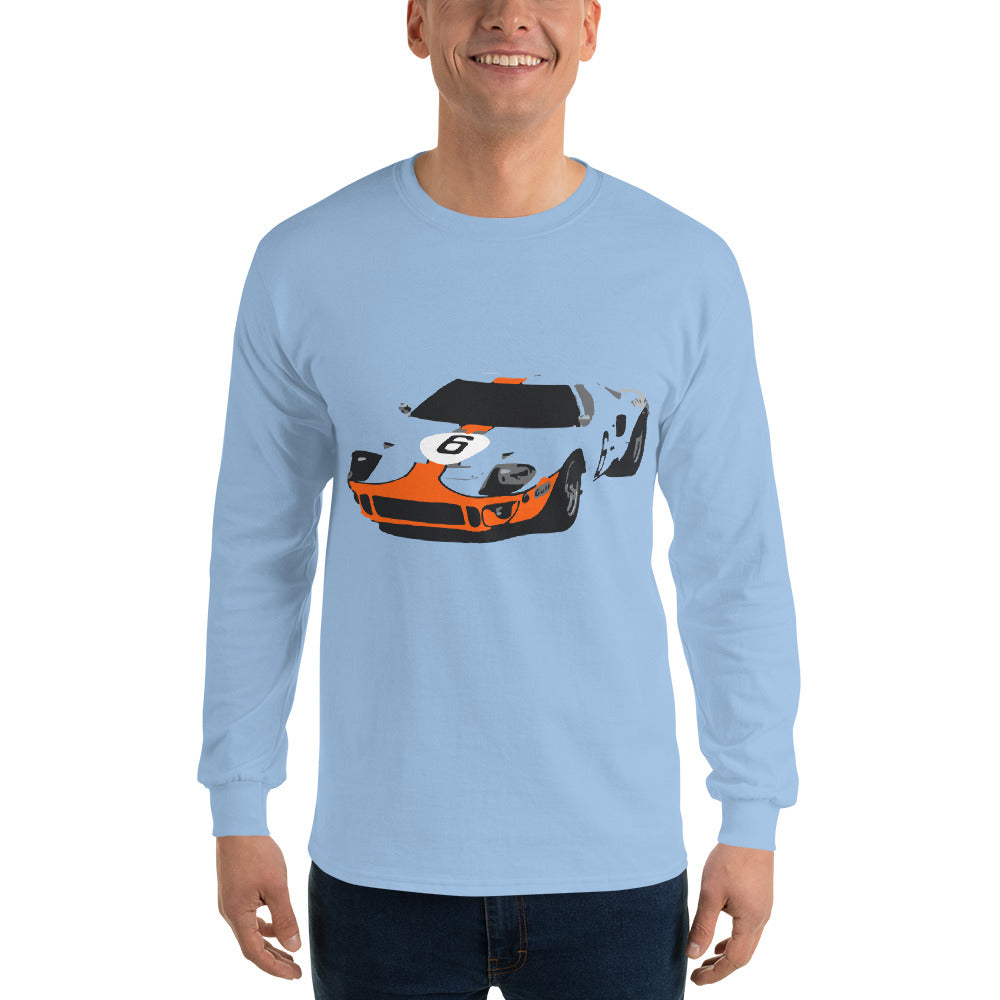 Ford GT40 Racecar #6 Men’s Long Sleeve Shirt