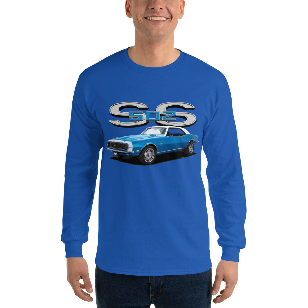1968 Camaro SS 502 Muscle Car Owner Gift Men’s Long Sleeve Shirt