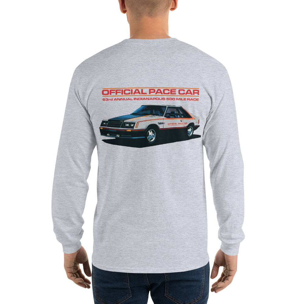 1979 Ford Mustang - 63rd Annual Indianapolis 500 Pace Car Long Sleeve Shirt