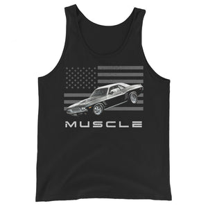 Black Challenger American Muscle Car Owner Gift Unisex Tank Top