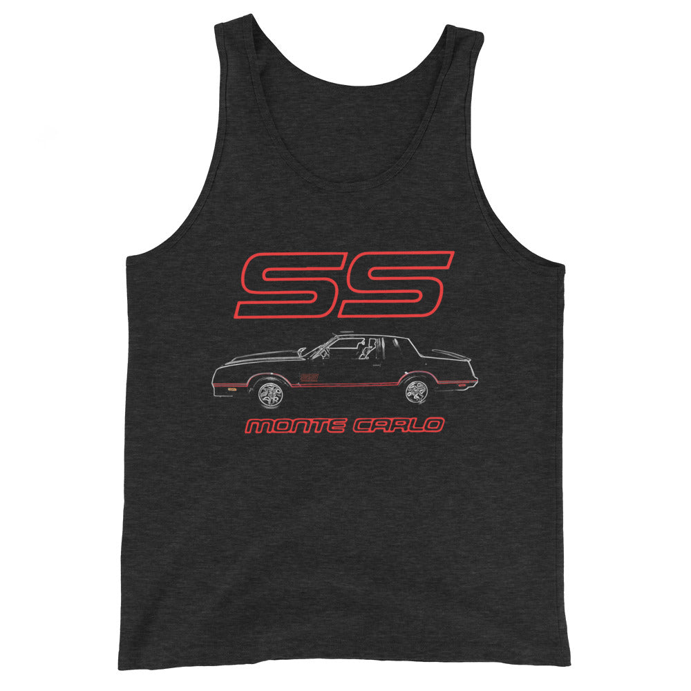 1988 Chevy Monte Carlo SS Classic Car Gift Unisex Tank Top