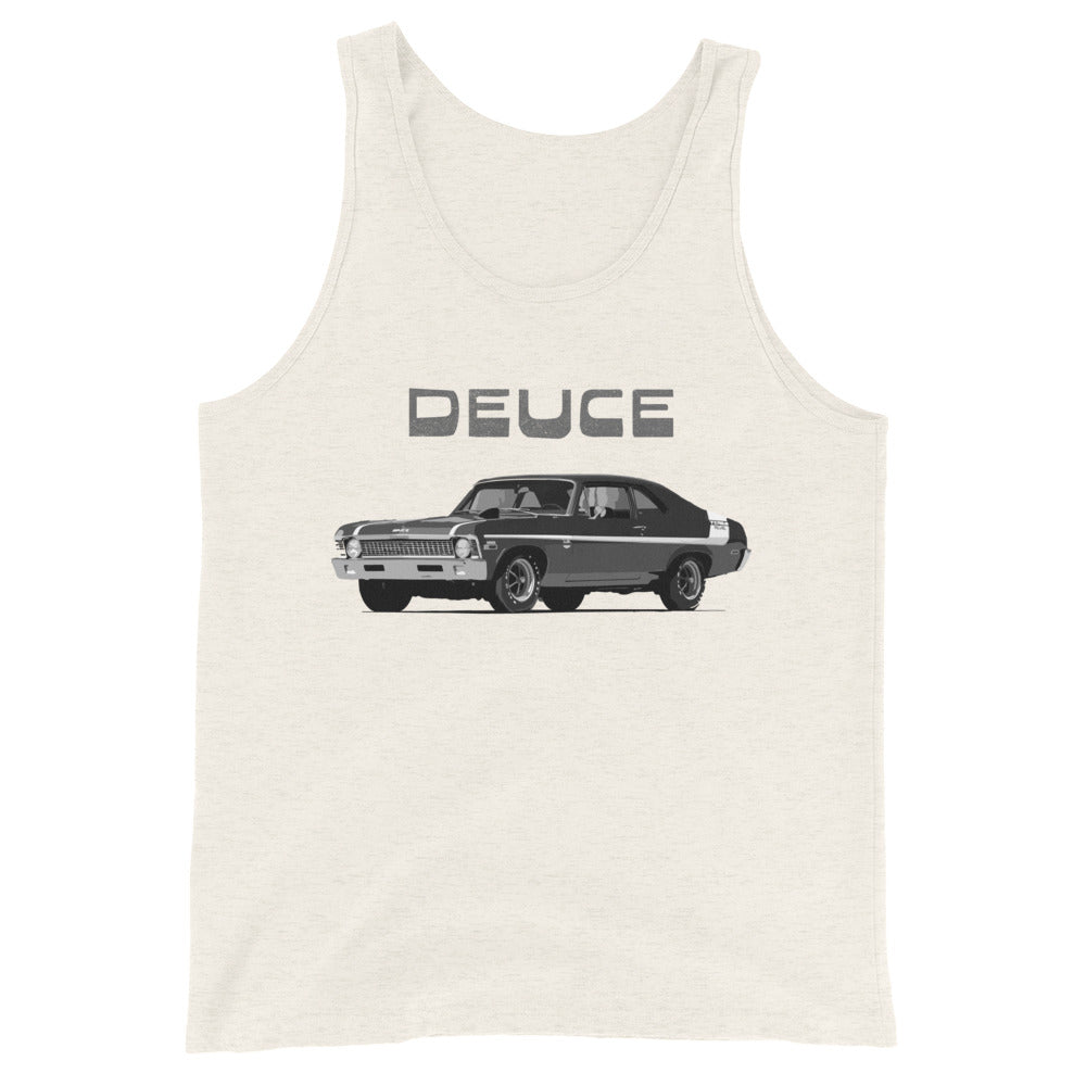 1970 Chevy Nova Deuce Classic Car Unisex Tank Top