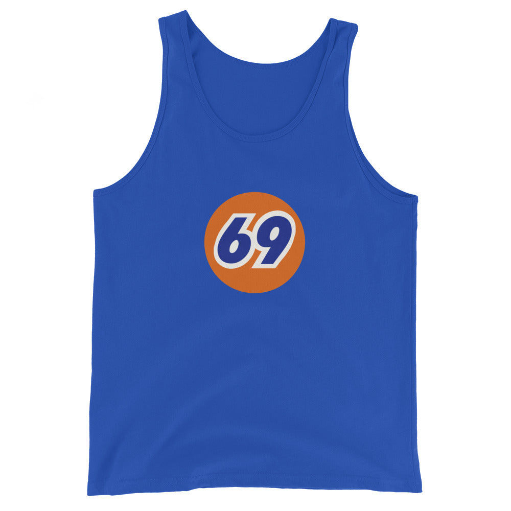 76 Oil Gas Station Parody 69 Official Fuel Racing Unisex Tank Top