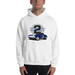 1963 Chevrolet Corvette Sting Ray Coupe Short-Sleeve Unisex Hooded Sweatshirt