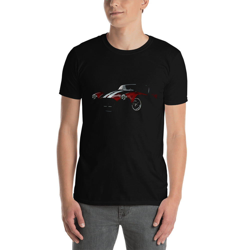 Red Shelby Cobra Classic Car Short-Sleeve Unisex T-Shirt