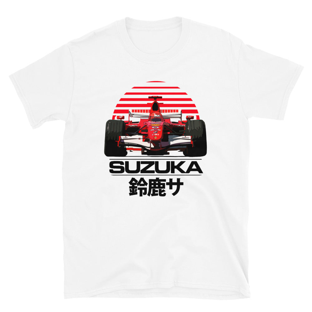 Suzuka Japan Schumacher F1 Short-Sleeve Unisex T-Shirt