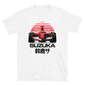 Suzuka Japan Schumacher F1 Short-Sleeve Unisex T-Shirt