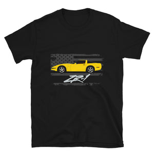 Competition Yellow 1994 Chevy Corvette C4 ZR-1 Short-Sleeve Unisex T-Shirt
