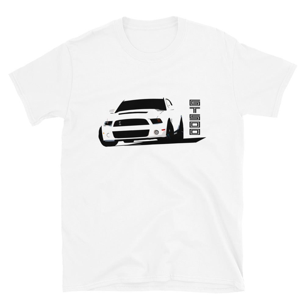 White Mustang Shelby GT500 Short-Sleeve Unisex T-Shirt