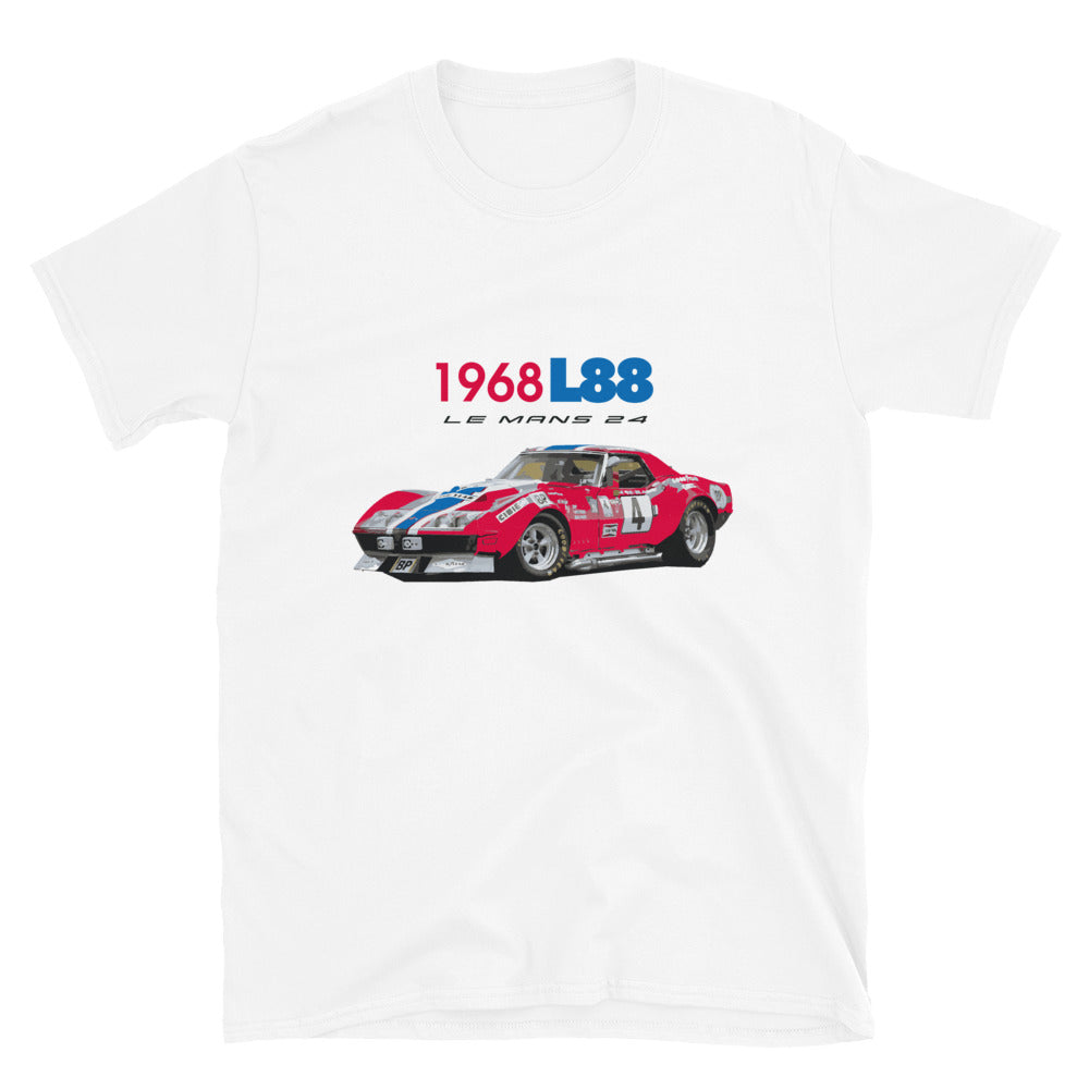 1968 Corvette L88 RED/NART Race Car Shirt 3XL