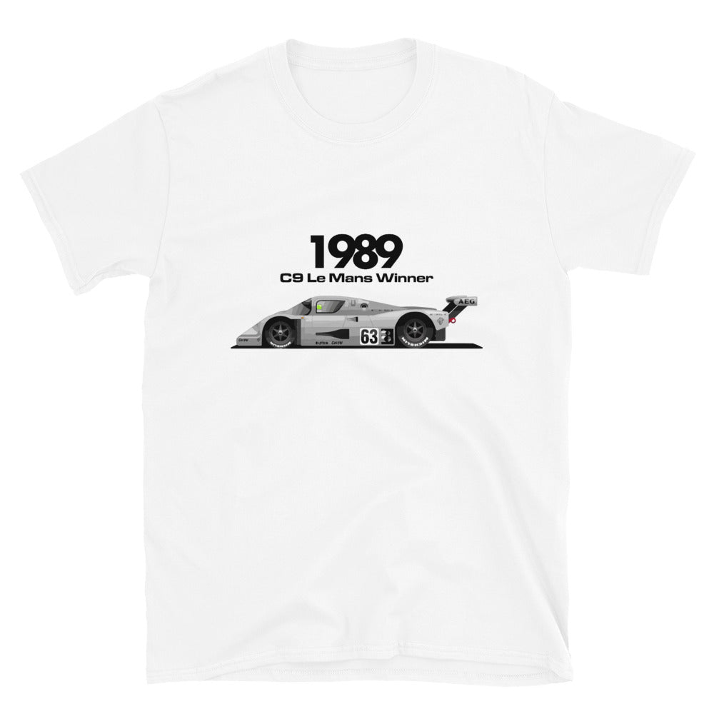 1989 Sauber C9 Race Car Short-Sleeve Unisex T-Shirt
