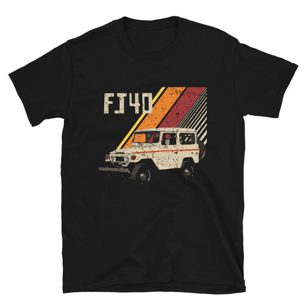 FJ40 Land Cruiser 4WD Vintage Truck Short-Sleeve Unisex T-Shirt