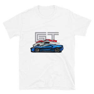Ford GT Past to Present Short-Sleeve Unisex T-Shirt