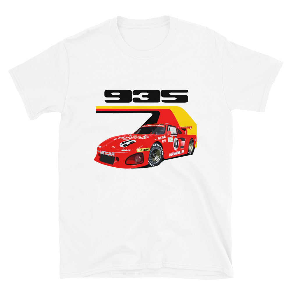 935 K3 Coke Livery Race Car Short-Sleeve Unisex T-Shirt