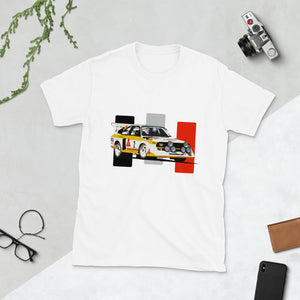 Sport quattro S1 E2 Rally Race Car Short-Sleeve Unisex T-Shirt