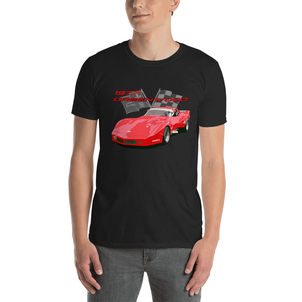1977 Greenwood Corvette Race Car T-Shirt