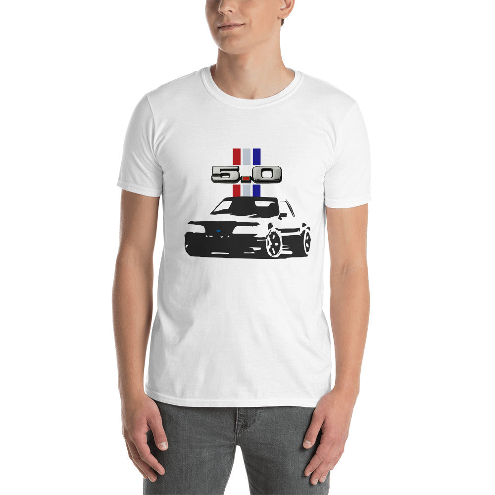 Retro Foxbody Mustang 5.0 Short-Sleeve Unisex T-Shirt