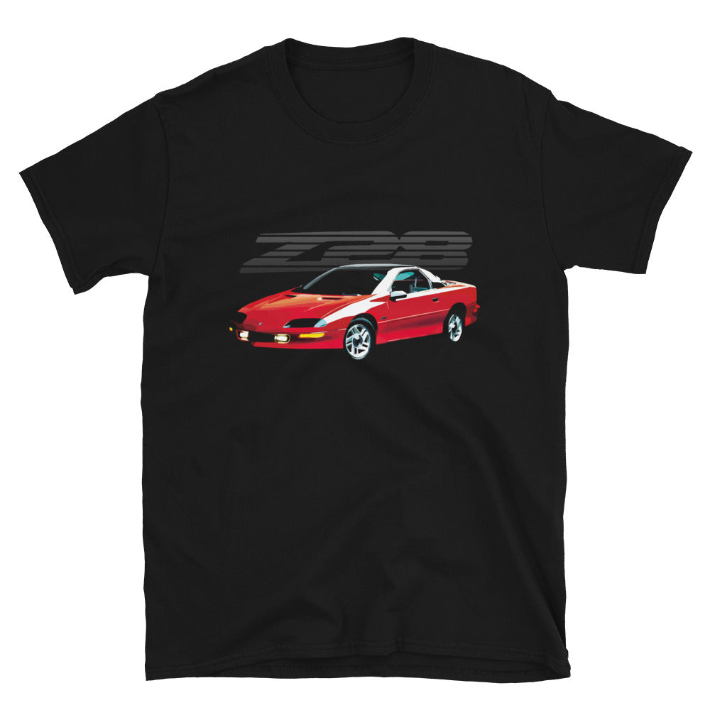 1993 Red Camaro Z28 Short-Sleeve Unisex T-Shirt