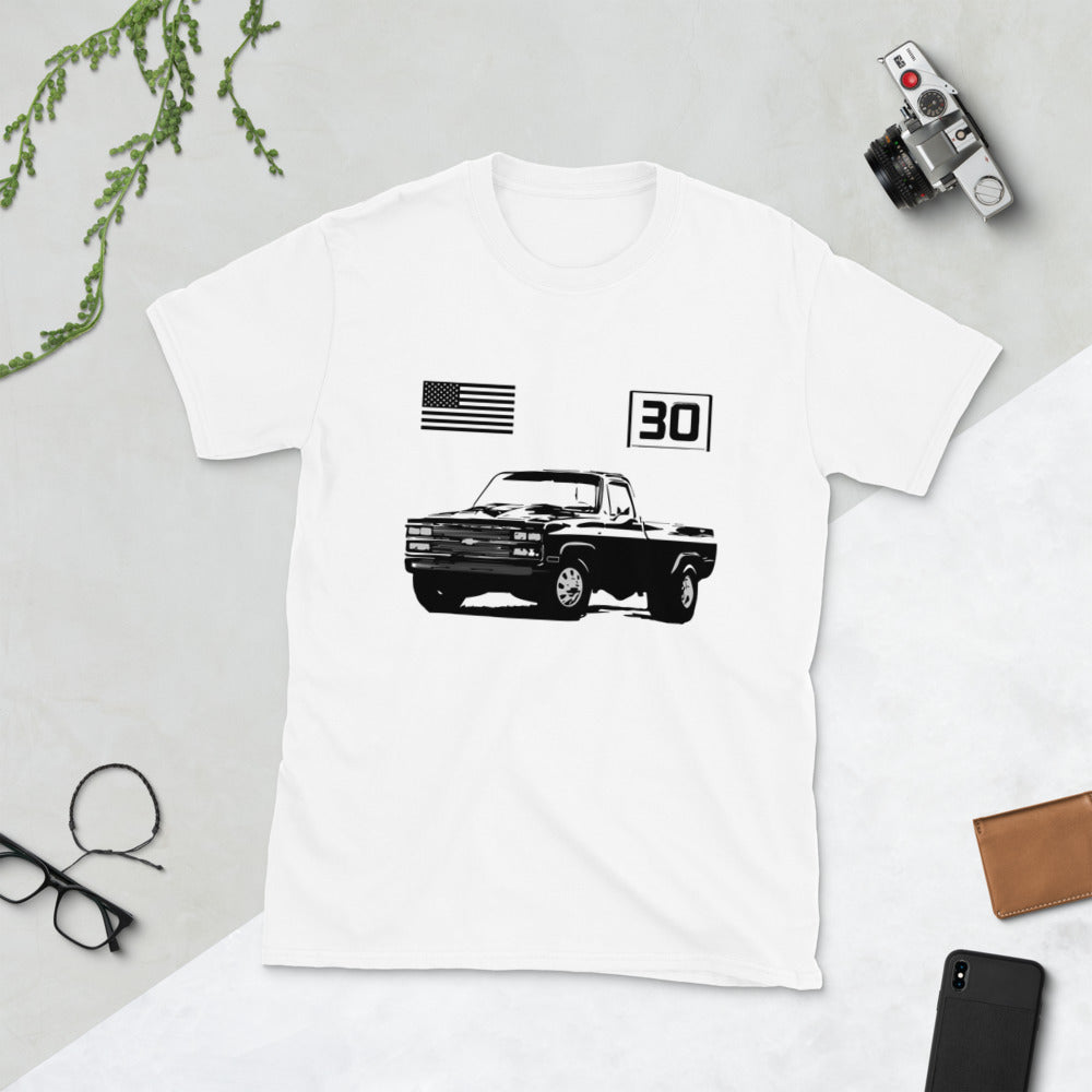 1983 Chevy C30 Truck Short-Sleeve Unisex T-Shirt