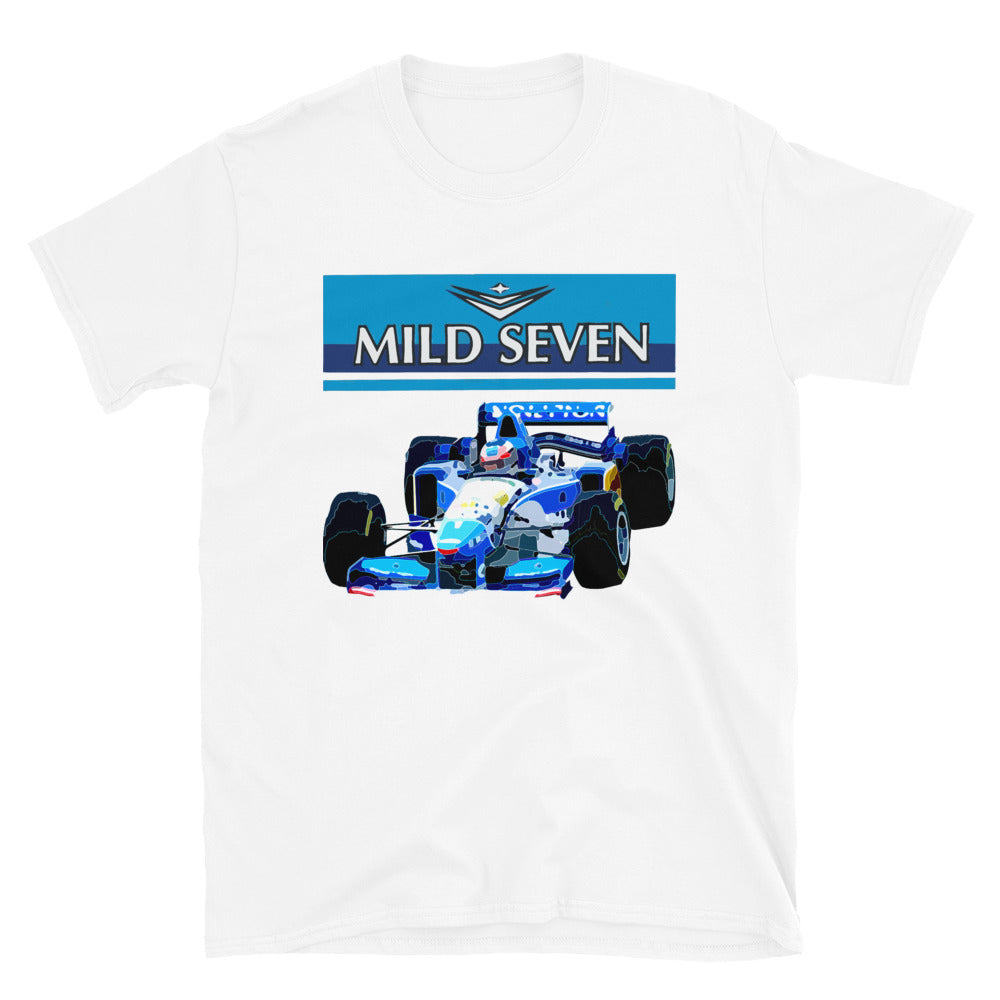 Michael Schumacher Mild Seven F1 Car Short-Sleeve Unisex T-Shirt