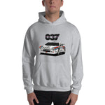 Lancia Martini Rally 037 Race Car Hooded Sweatshirt