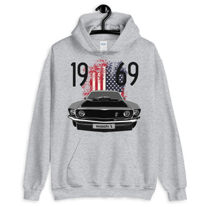 1969 Mustang Mach 1 American Unisex Hoodie