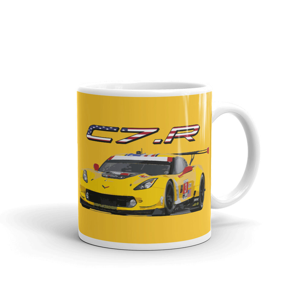 Chevy Corvette C7.R IMSA Race Car Mug