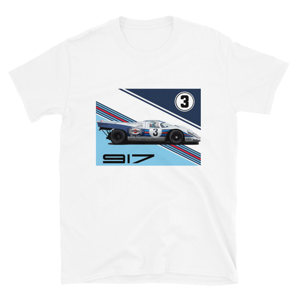 Retro Vintage Racing 917K Race Car Short-Sleeve Unisex T-Shirt