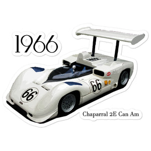 1966 Chaparral 2E Can Am Race Car Bubble-free stickers
