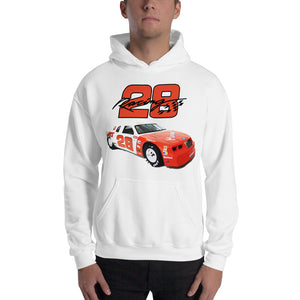 Cale Yarborough #28 Hardee's Ford Thunderbird Race Car Unisex Hoodie