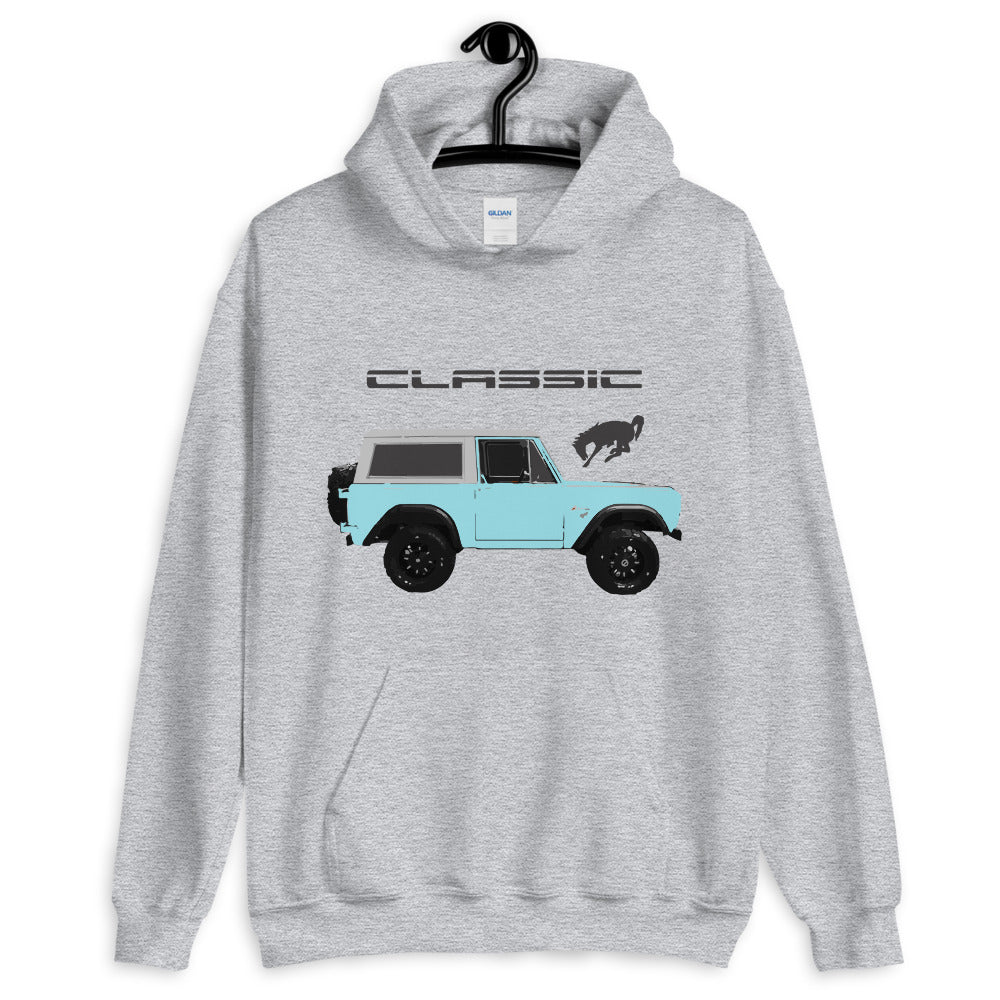 Vintage 1974 Ford Bronco Unisex Hoodie