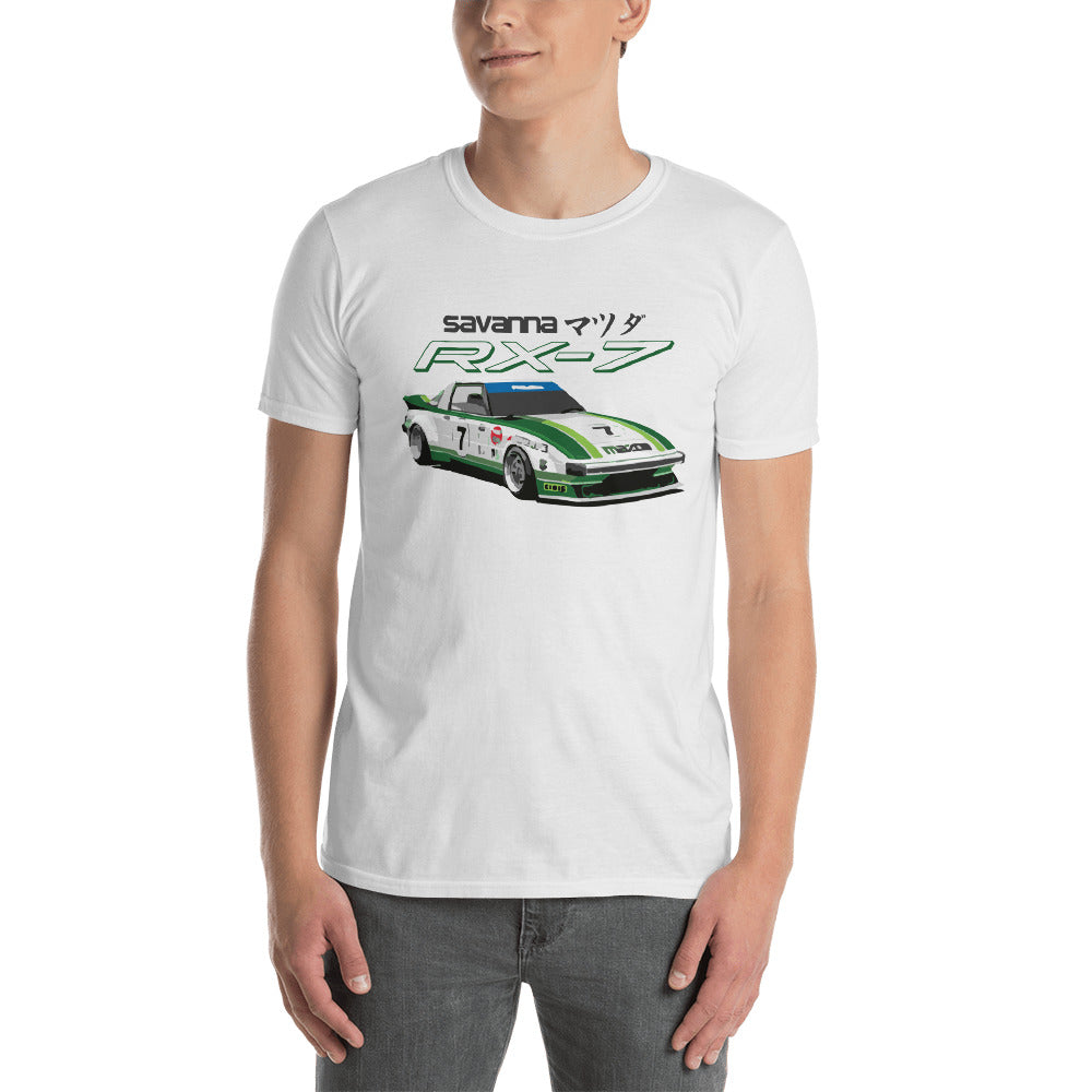 1979 Savanna RX-7 IMSA GTU Race Car T-Shirt
