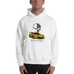 Chevrolet Corvette C7.R Jake Skull Race Car Hooded Sweatshirt