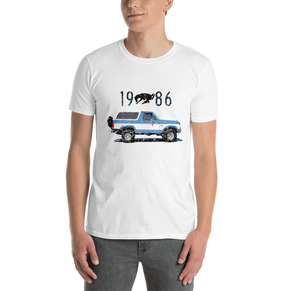 1986 Retro Ford Bronco Short-Sleeve Unisex T-Shirt