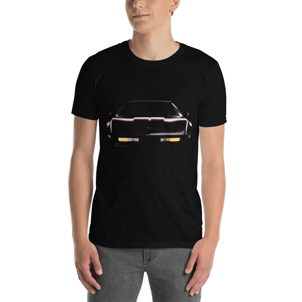 Black C4 Corvette Front Short-Sleeve Unisex T-Shirt