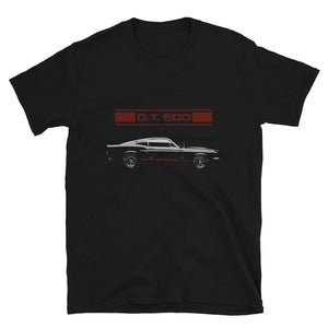 Black Mustang Shelby GT500 Short-Sleeve Unisex T-Shirt
