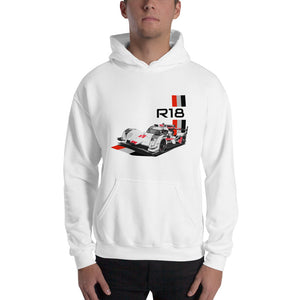 Audi R18 e-tron quattro LMP Race Car Hooded Sweatshirt