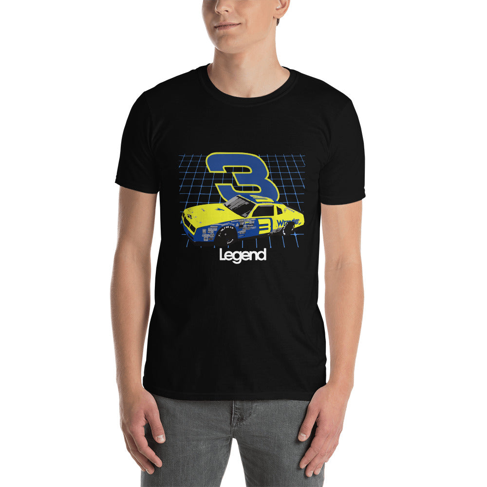 Dale Earnhardt Wrangler Vintage Race Car Custom T-Shirt