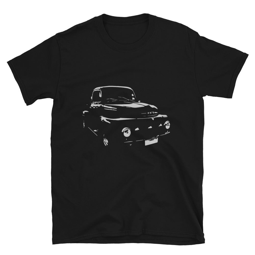 1951 Black Ford F1 Pickup Truck Short-Sleeve Unisex T-Shirt